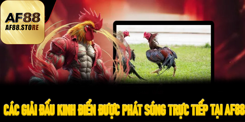 Các Giải Đấu Kinh Điển Được Phát Sóng Trực Tiếp Tại AF88